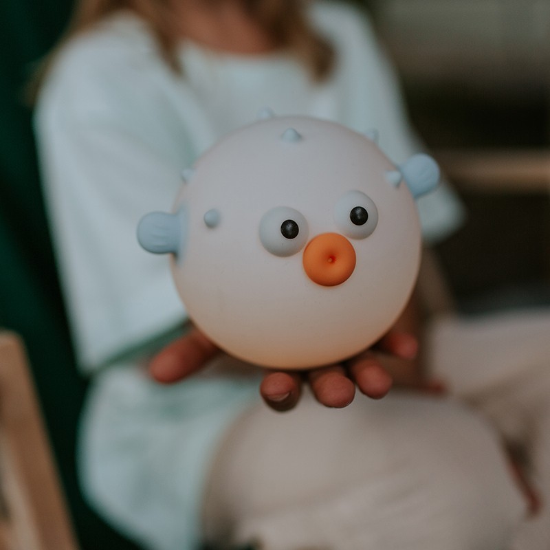 Mary's Nachtlamp LED Blow Fish Blue