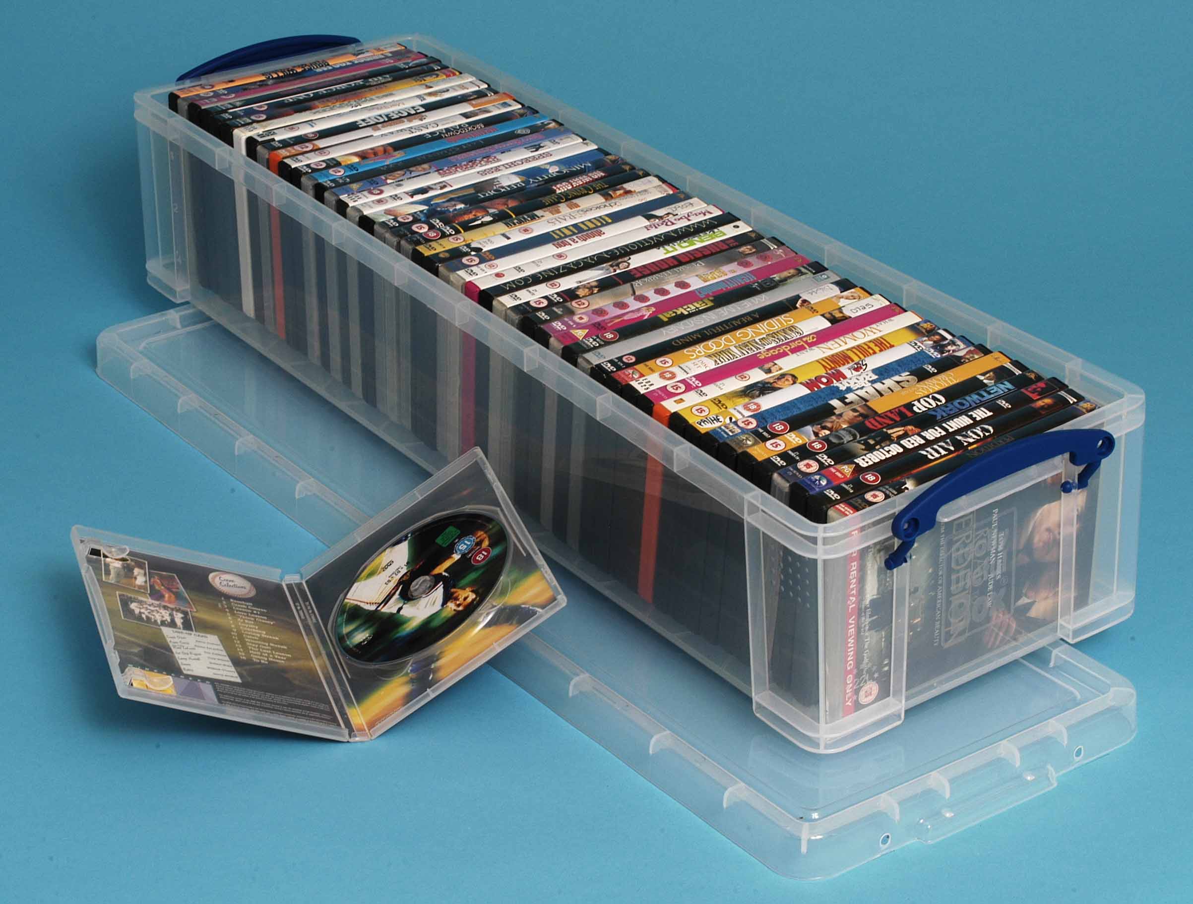 Really Useful Boxes Opbergbox 22l - Transparant - 82x25.5x15.5 cm