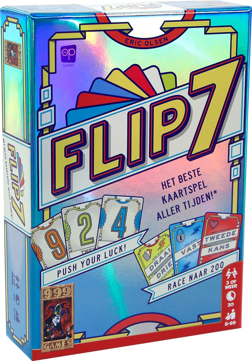 Flip 7 - Nederlands - het beste kaartspel