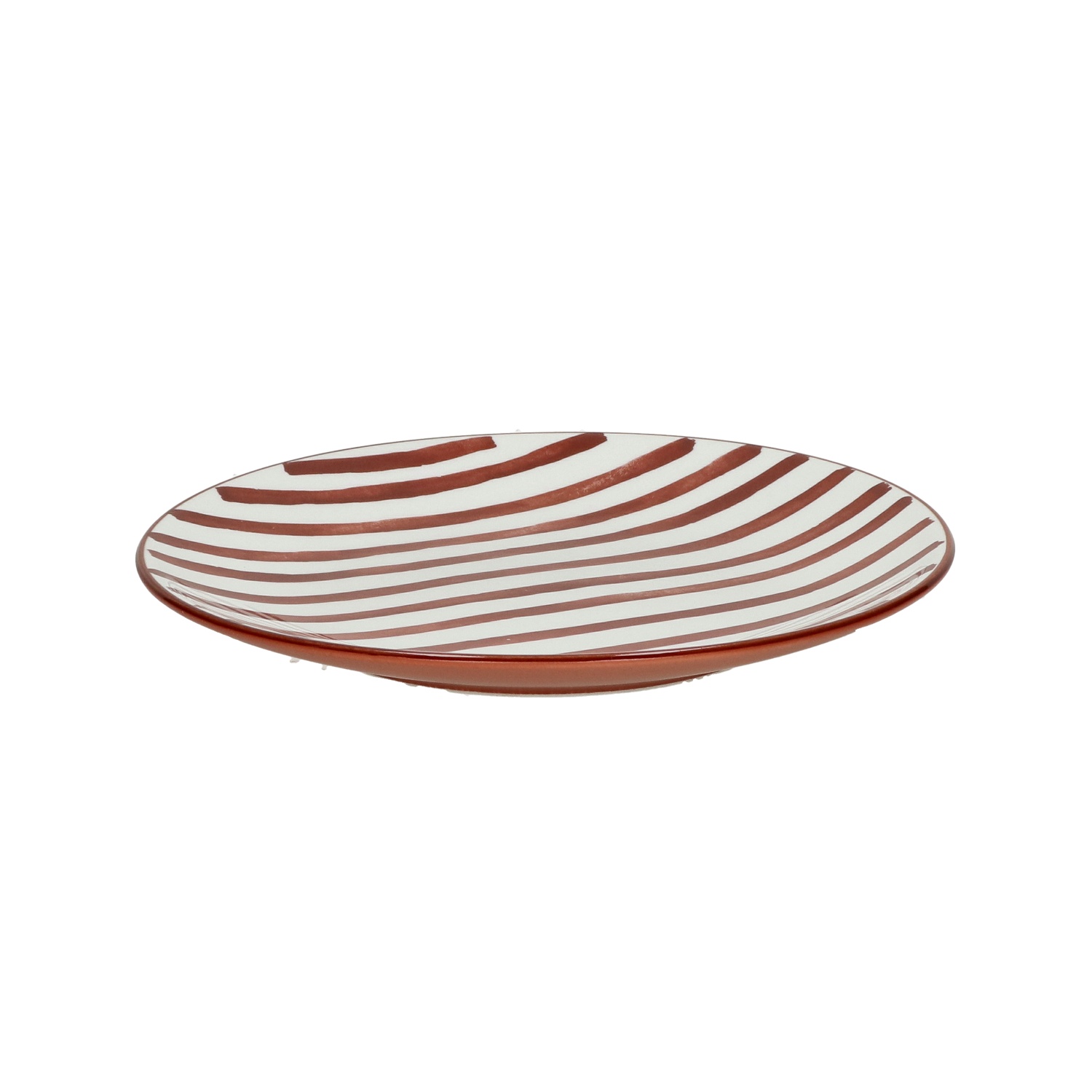 Pomax Dessertbord Mykonos Roest 20.3cm - Porselein