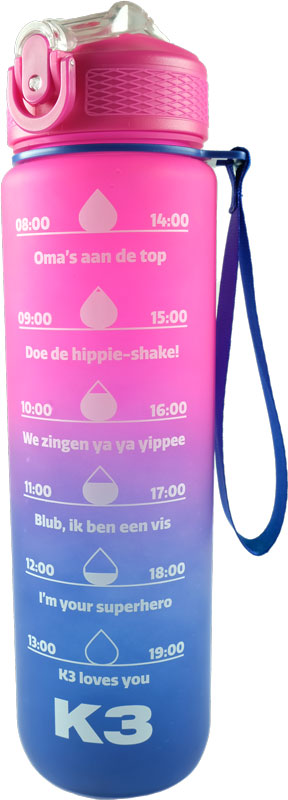 K3 - Motiverende Drinkfles 1 liter