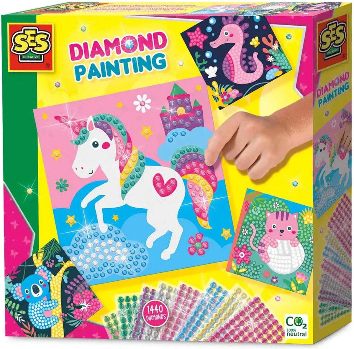 SES Diamond Painting - Gelukkige dieren