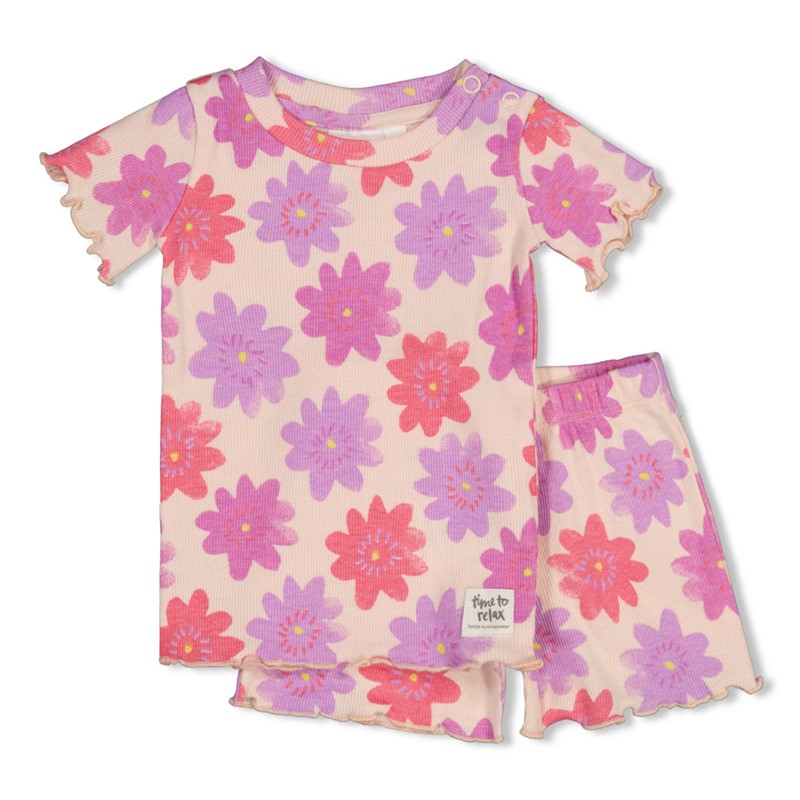 Feetje Shortama Kids Bibi Bloom Summer Lila - 18 maand