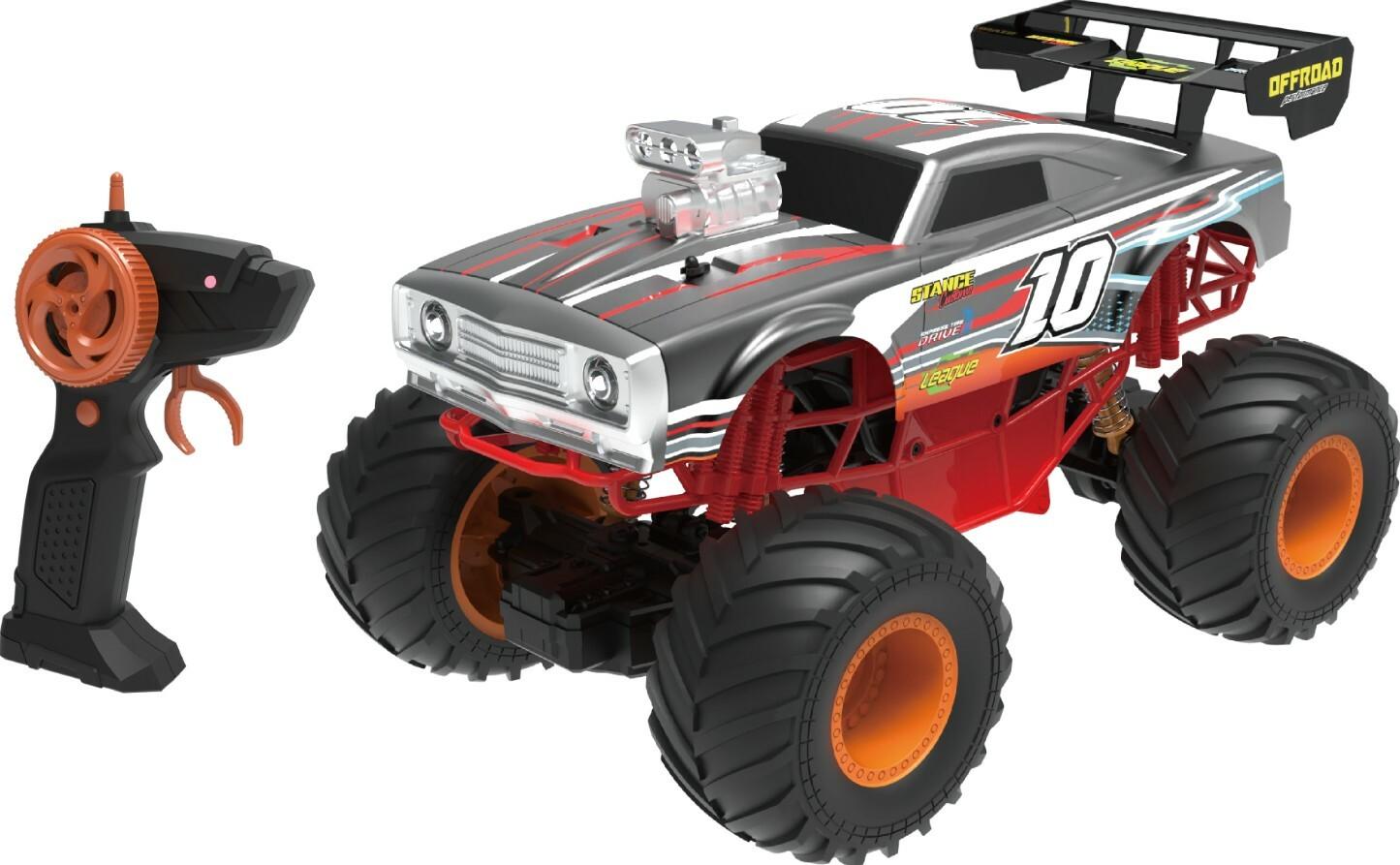 RC Beast Nightfall Muscle 1:10, 44 cm, R/R, F/F, USB oplaadbaar 7.2 Volt, Li-ion