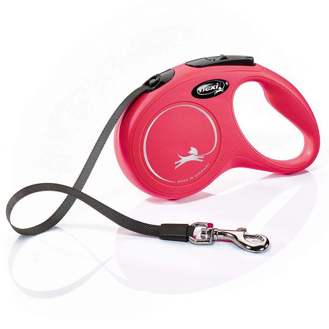Flexi Leiband New Classic Lint S 5 m Rood