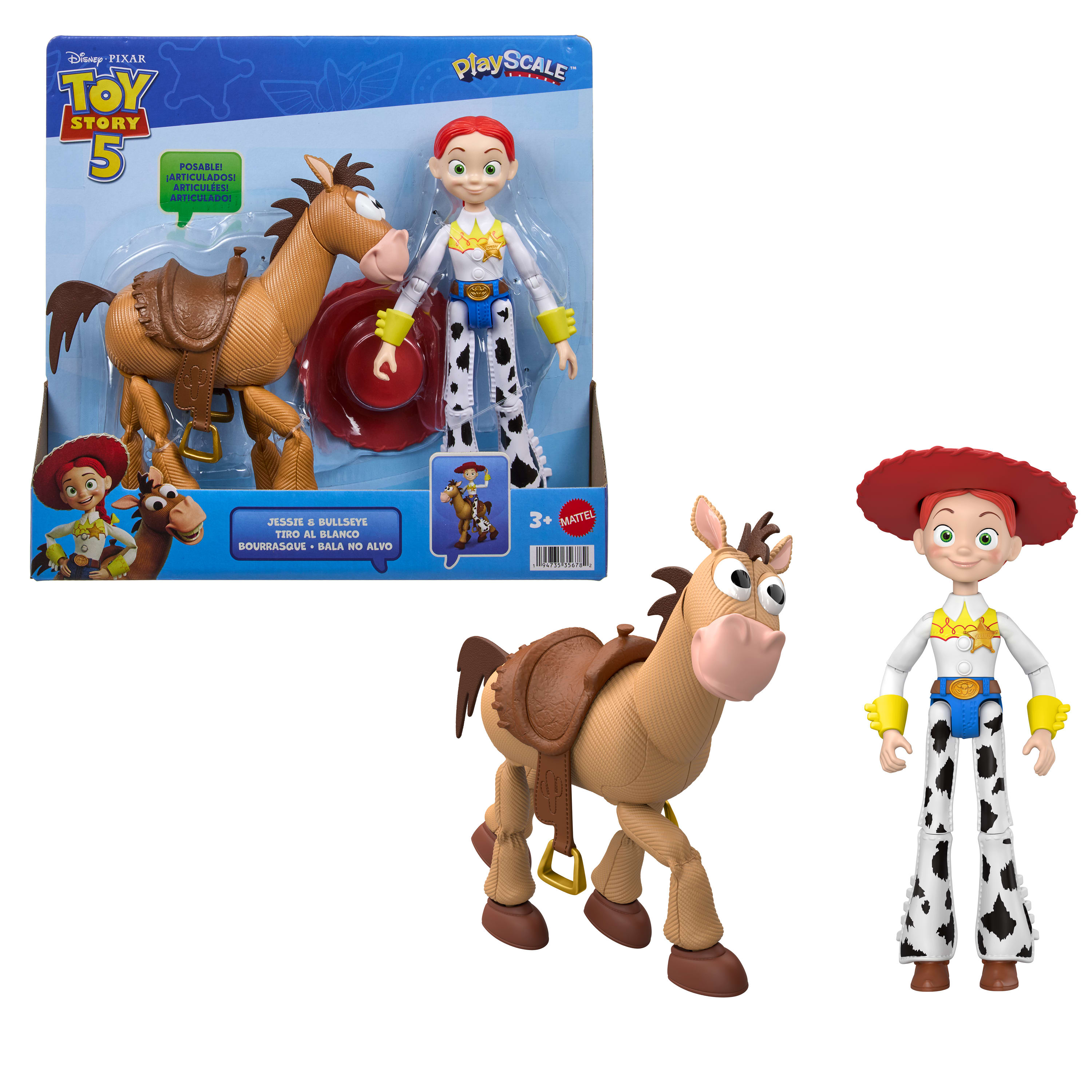 Toy Story 5 - Jessie & Bullseye 2 figuren 18 cm