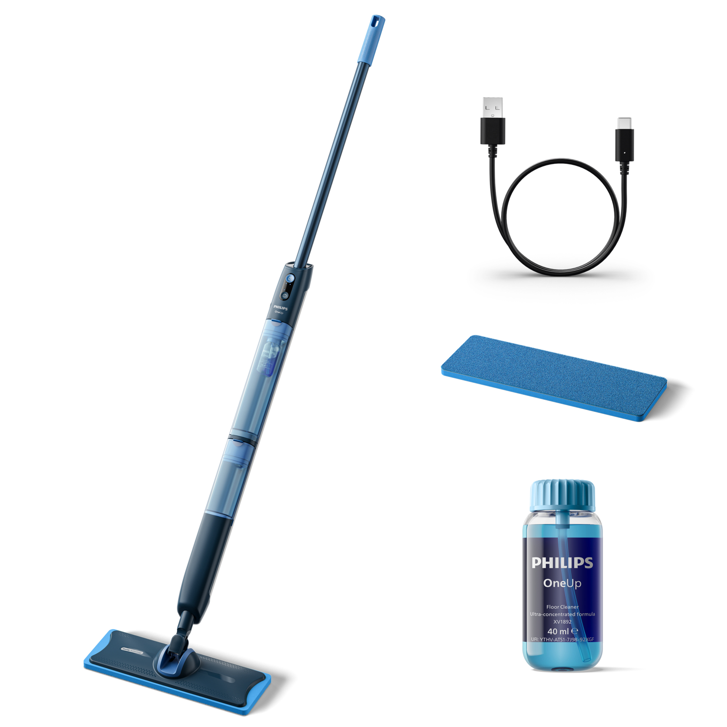 Philips OneUp Elektrische Dweil 5000 series XV 5113/01 - Dweilsysteem - Vloerreiniger