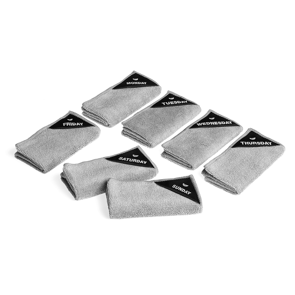 Klud Microvezel Vaatdoekjes Grijs 7 stuks