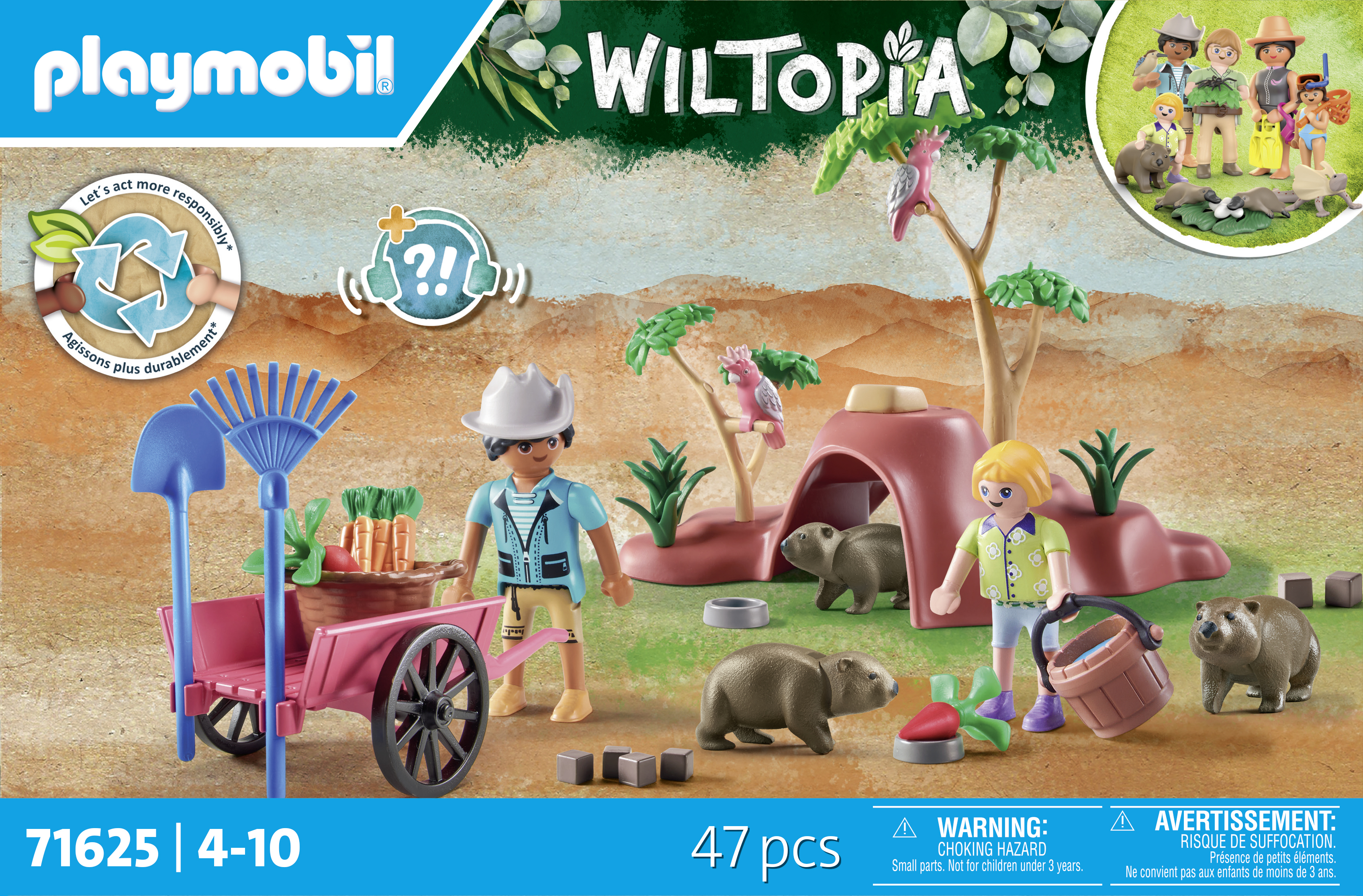 Playmobil 71625 Wiltopia Wombat schuilplaats