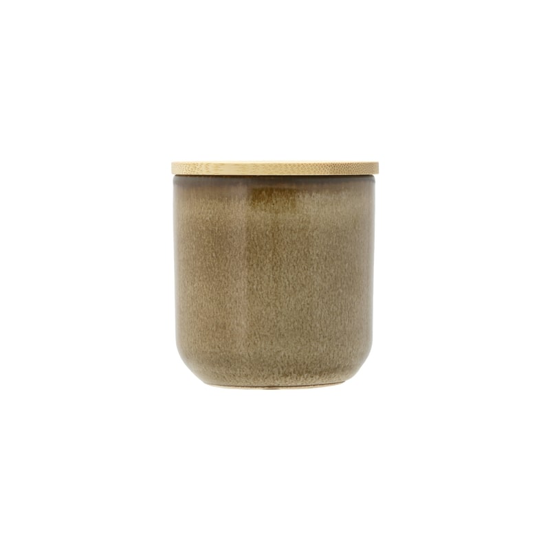 Villa Collection Geurkaars Iris Brown 7x7.5 cm - Apple Cinnamon- 30 Branduren