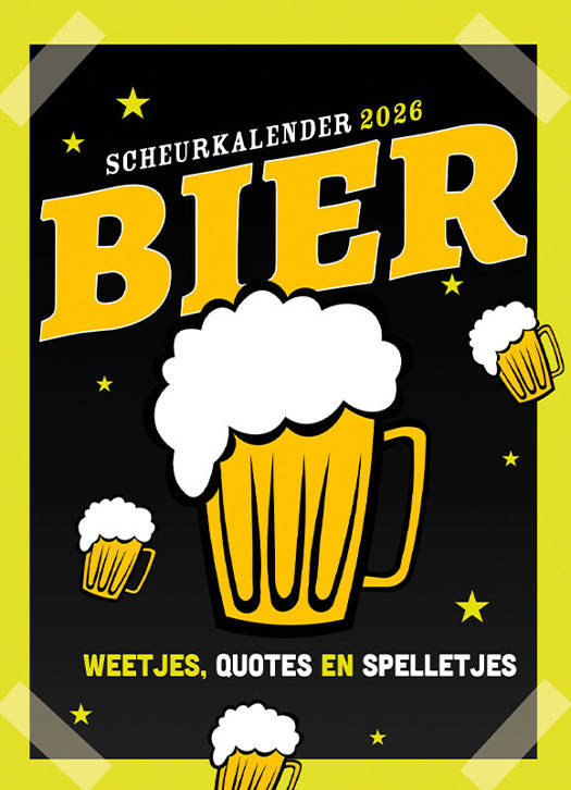 Scheurkalender 2026 - Bier - Weetjes, Quotes en Spelletjes