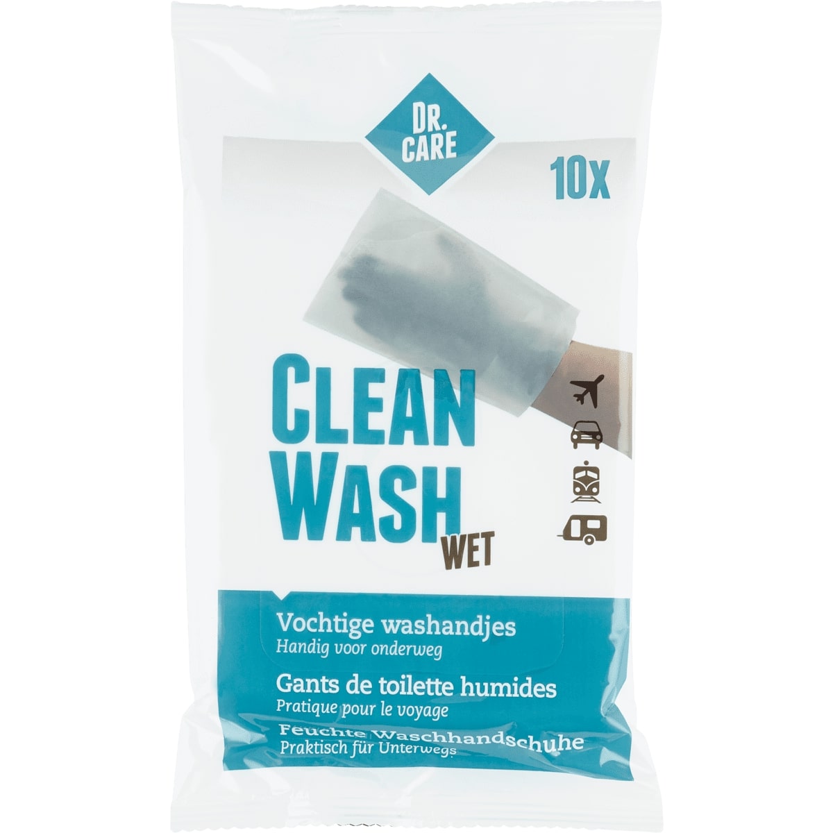 Clean Wash Vochtige Washandjes set 10 stuks