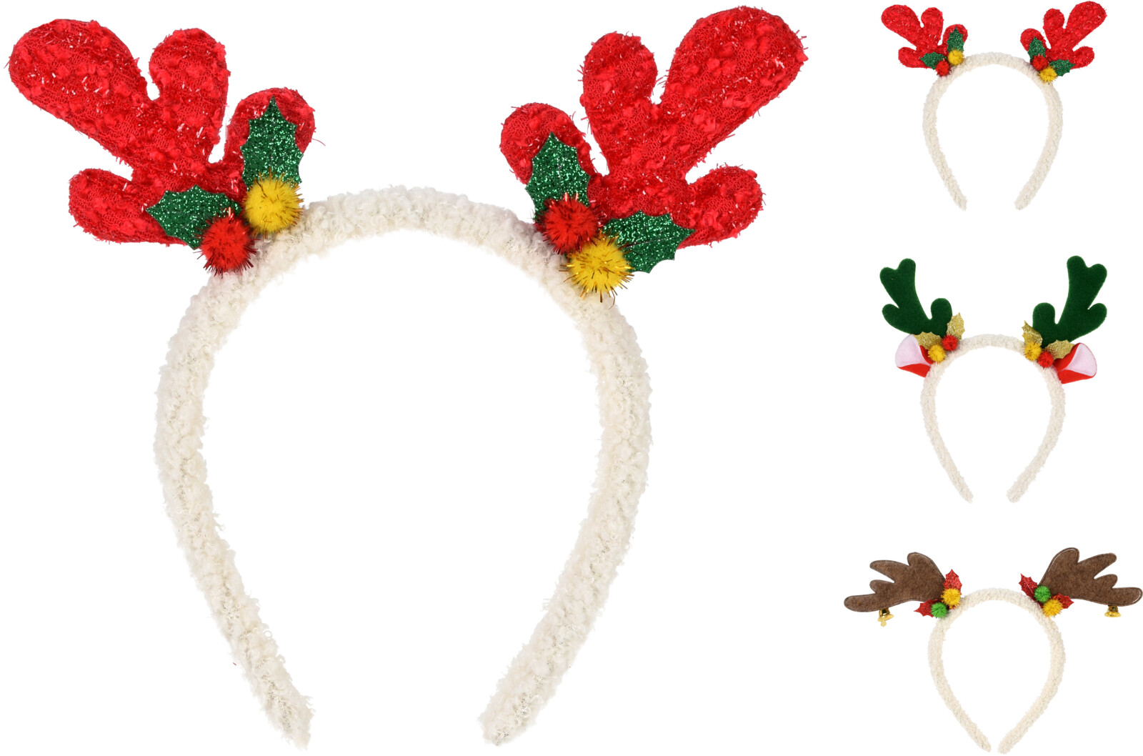 Diadeem Rendier - assorti - prijs per stuk
