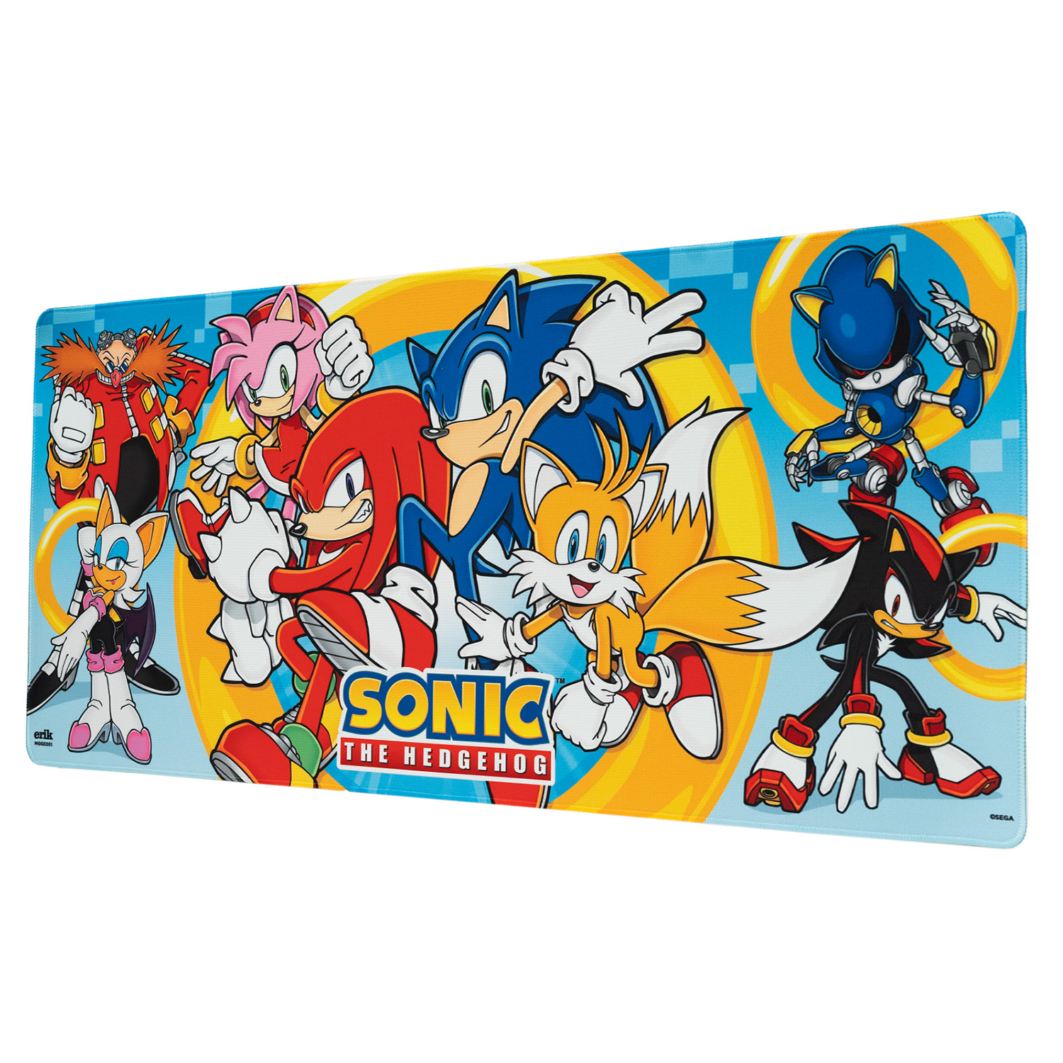 Sonic The Hedgehog Bureau Onderlegger 80x35 cm