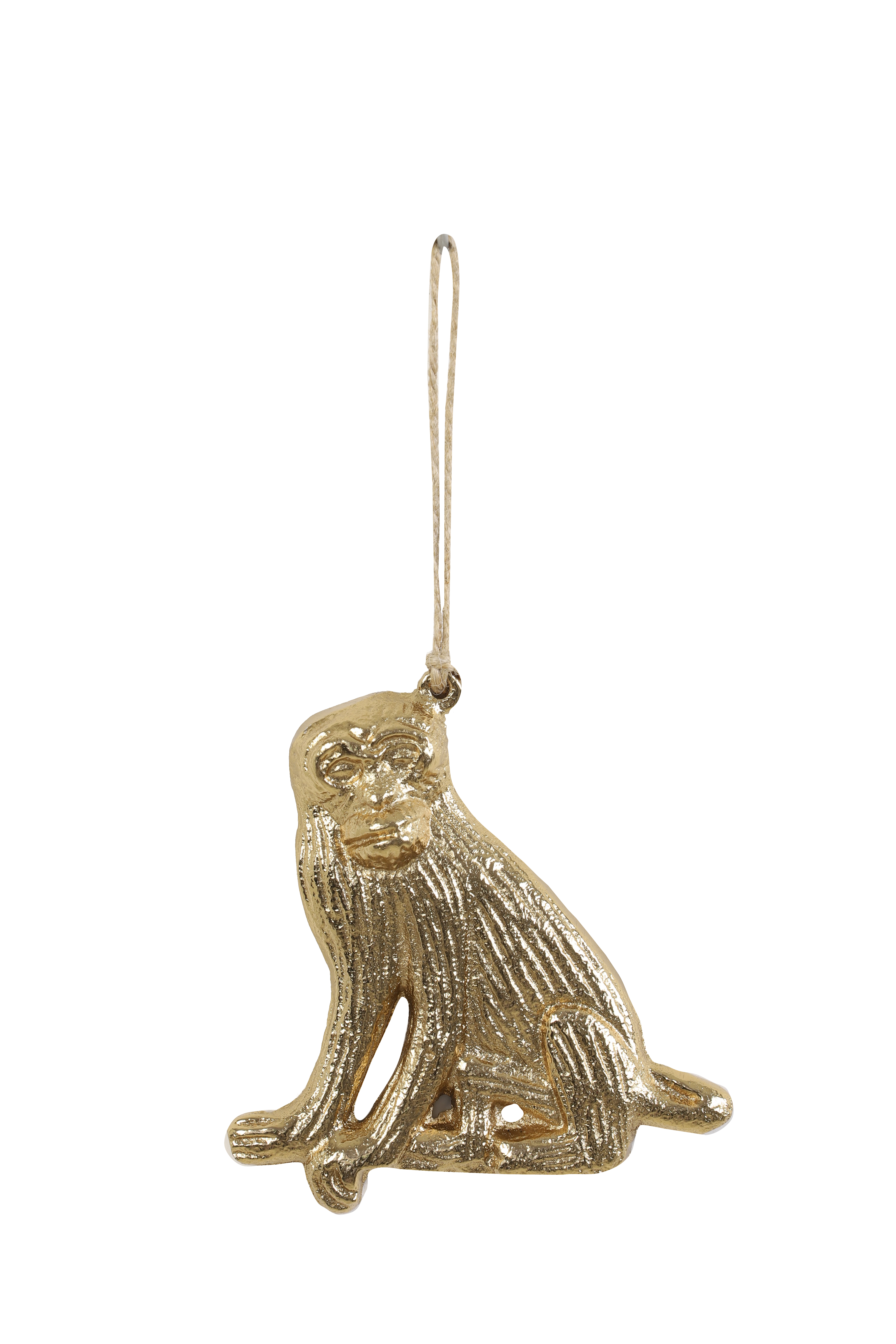Light & Living Hangdecoratie Aap 8x3x14cm - Goud