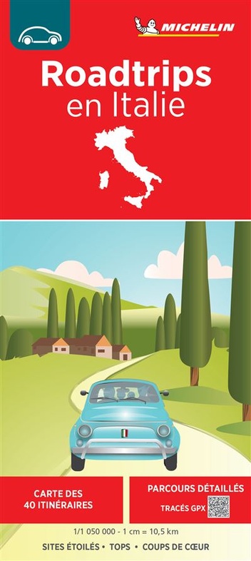 Michelin Kaart  Roadtrips en Italië
