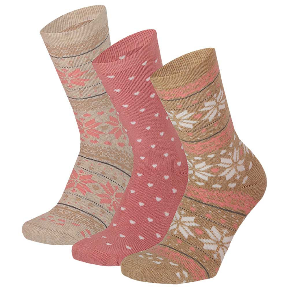 Apollo Sokken Meisjes Teddy 3 paar Beige - 31/34