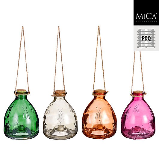Mica Wespenvanger 13x17 cm - Glas - assorti - prijs per stuk
