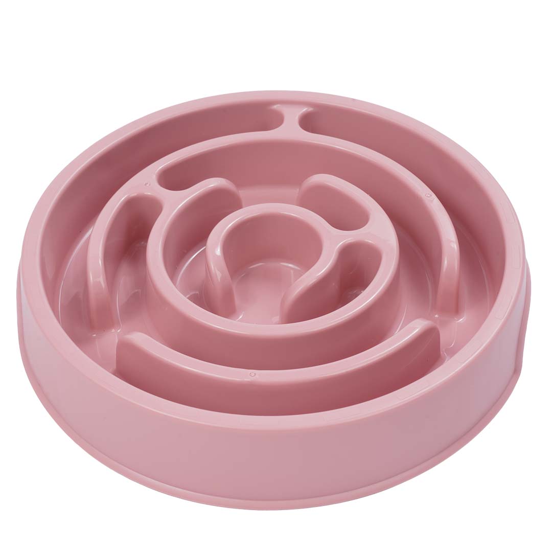DuvoPlus Voerkom Anti-Schrok Spiraal M 600 ml 20.5x3.5 cm Roze