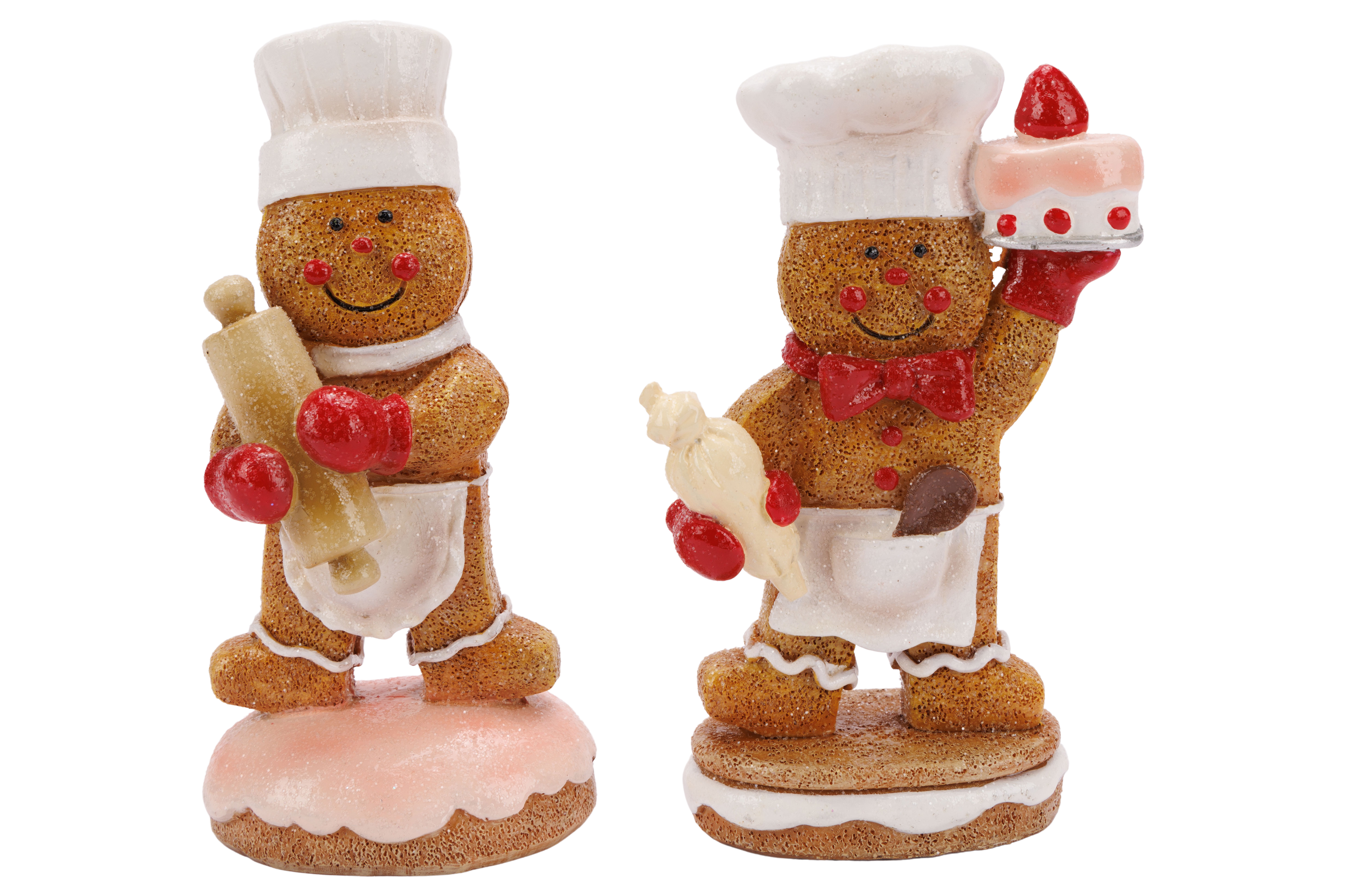 Cosy@Home Sneeuwman Cookies - 8x5x14 cm - Bruin - assorti - prijs per stuk