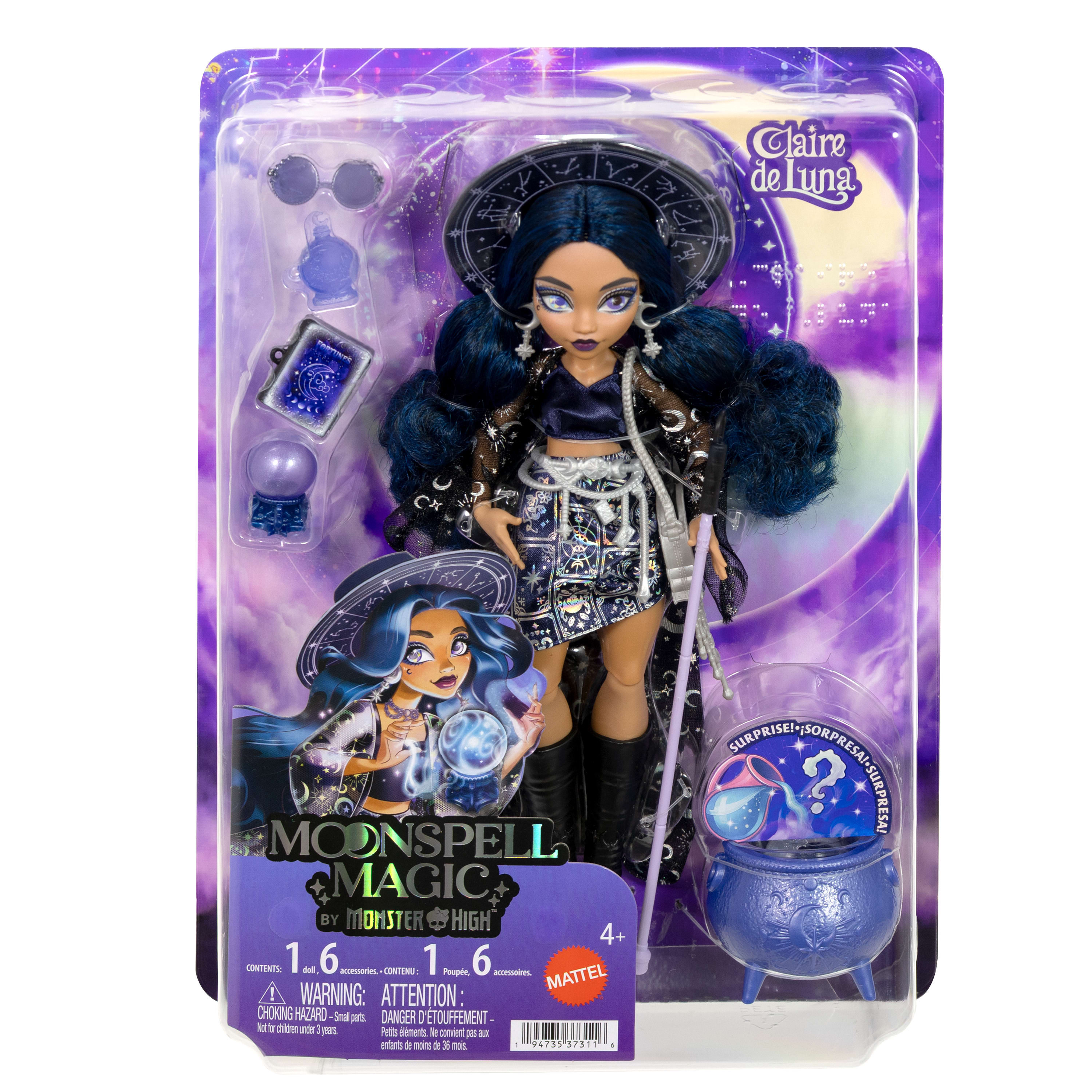 Monster High - Moonspell Magic - Claire De Luna -> Moon