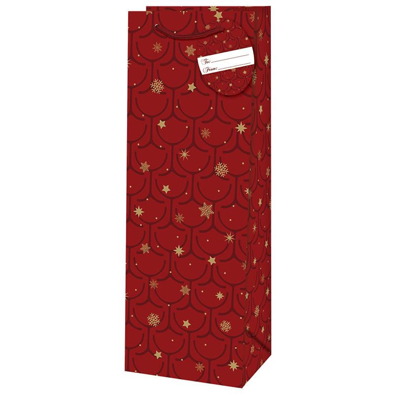 Geschenkzak voor Fles Wonderfull X-Mas