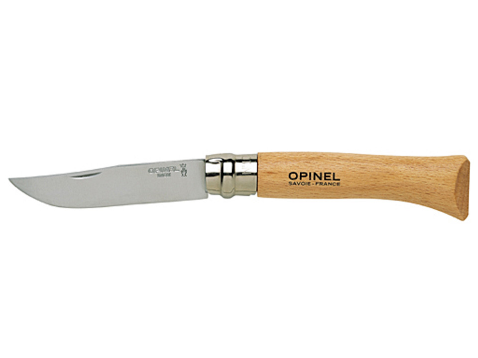 Opinel Zakmes Nr.10 Inox - RVS/Hout