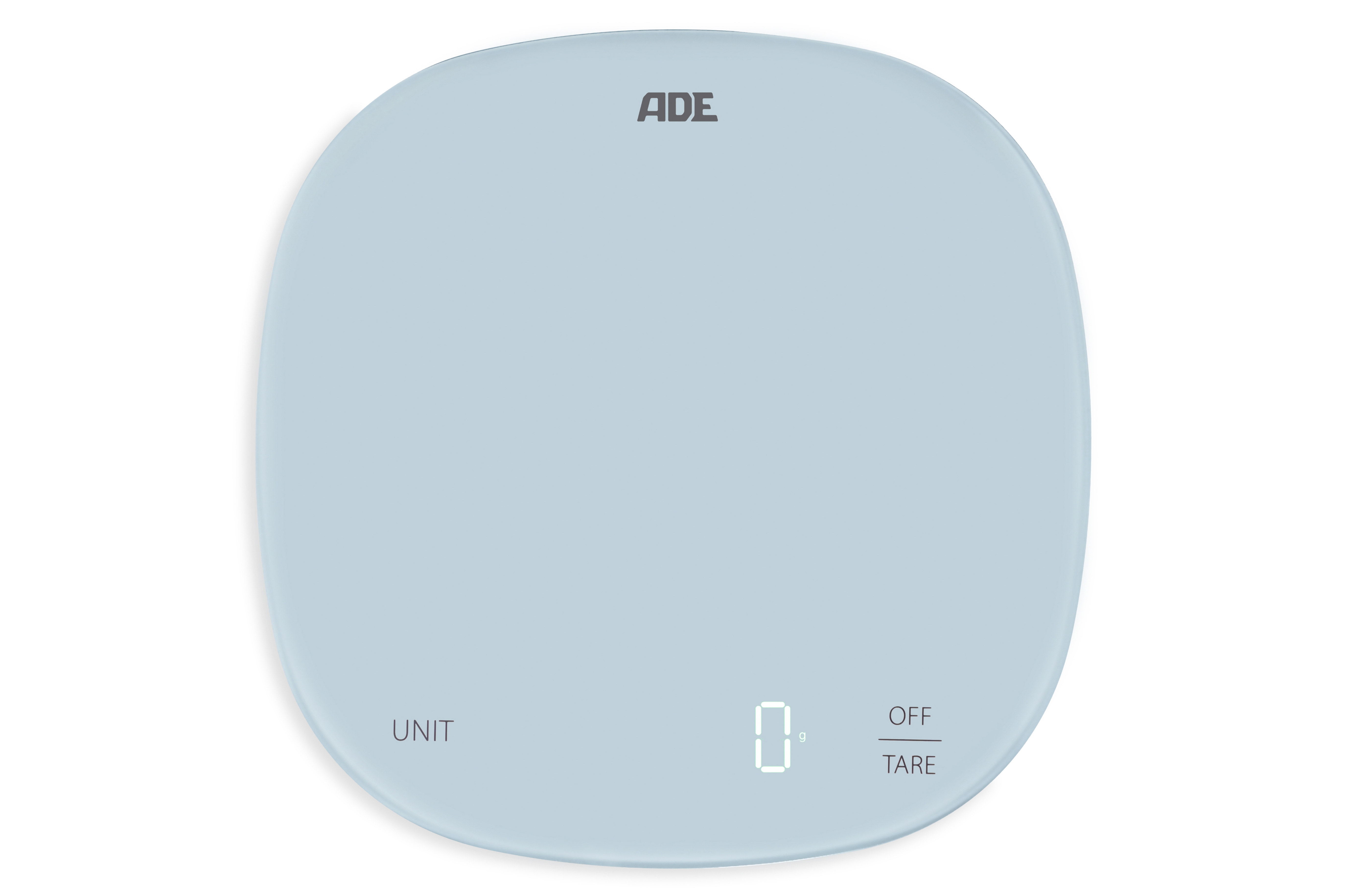 ADE Keukenweegschaal Digitaal Lila 18x18 cm - tot 10kg - op Batterijen (incl.)