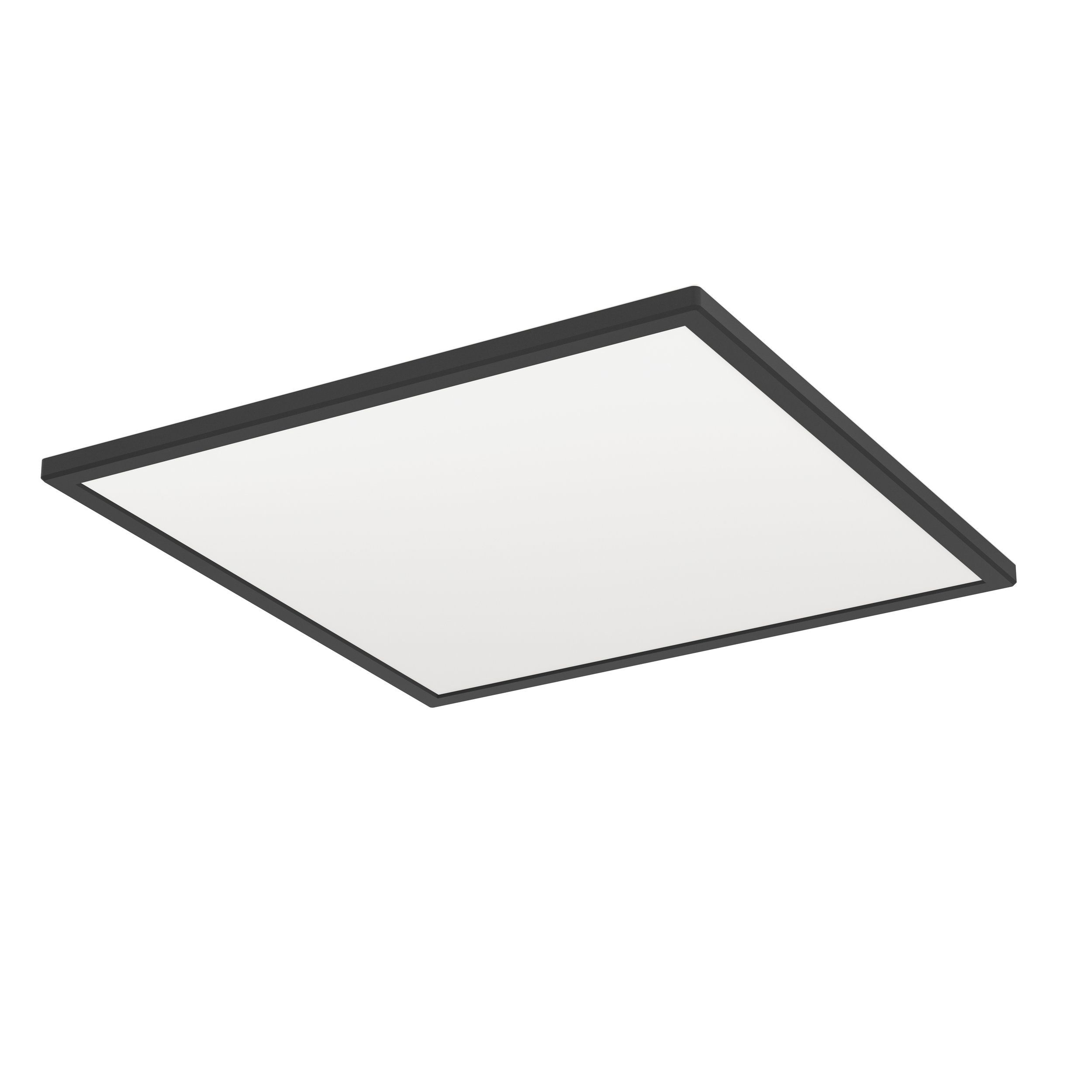 Eglo Rovito Plafondlamp Badkamer Zwart Vierkant 500 mm IP44 17W 2800lm 2700/4000/6500K