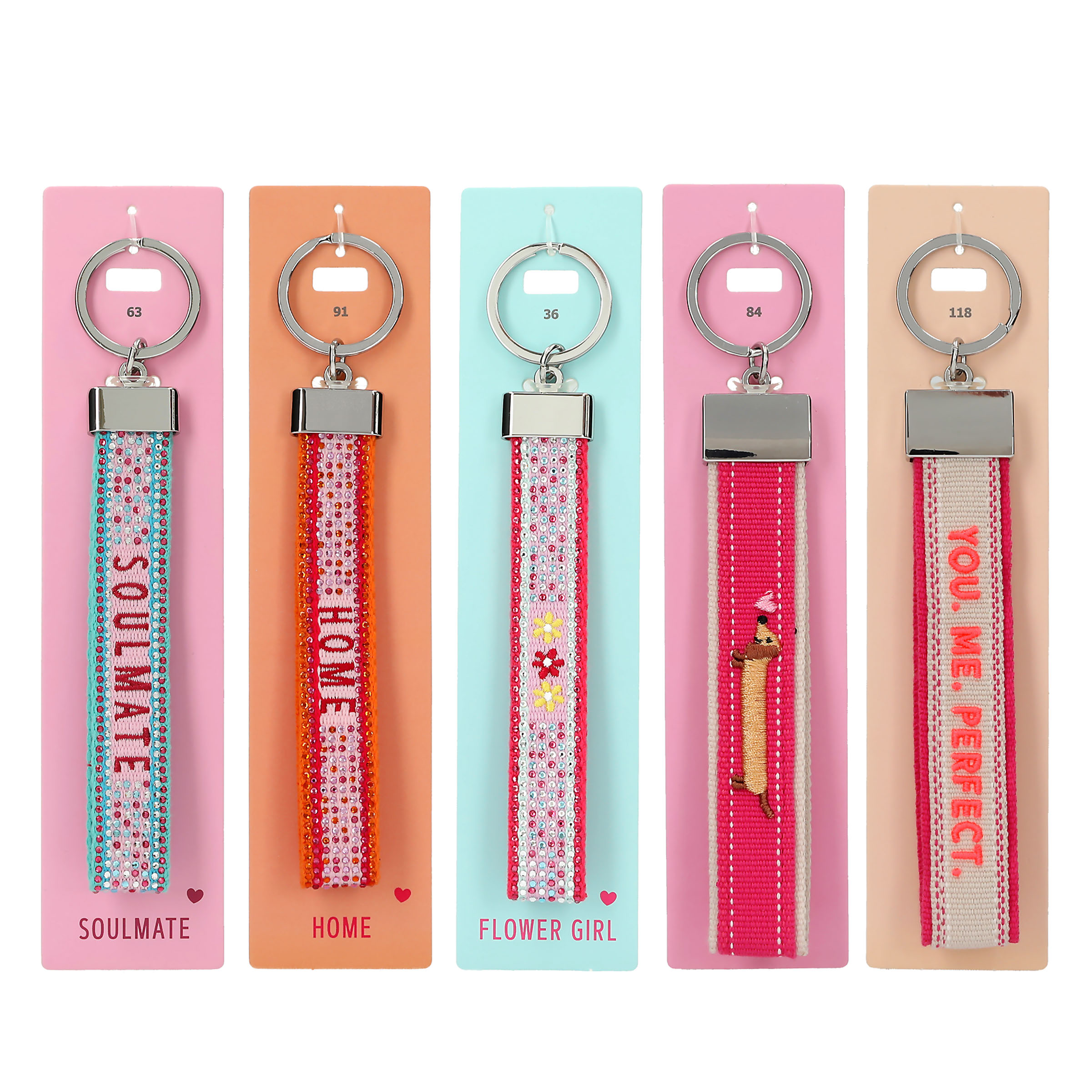 Sleutelhangers Gelukglitter