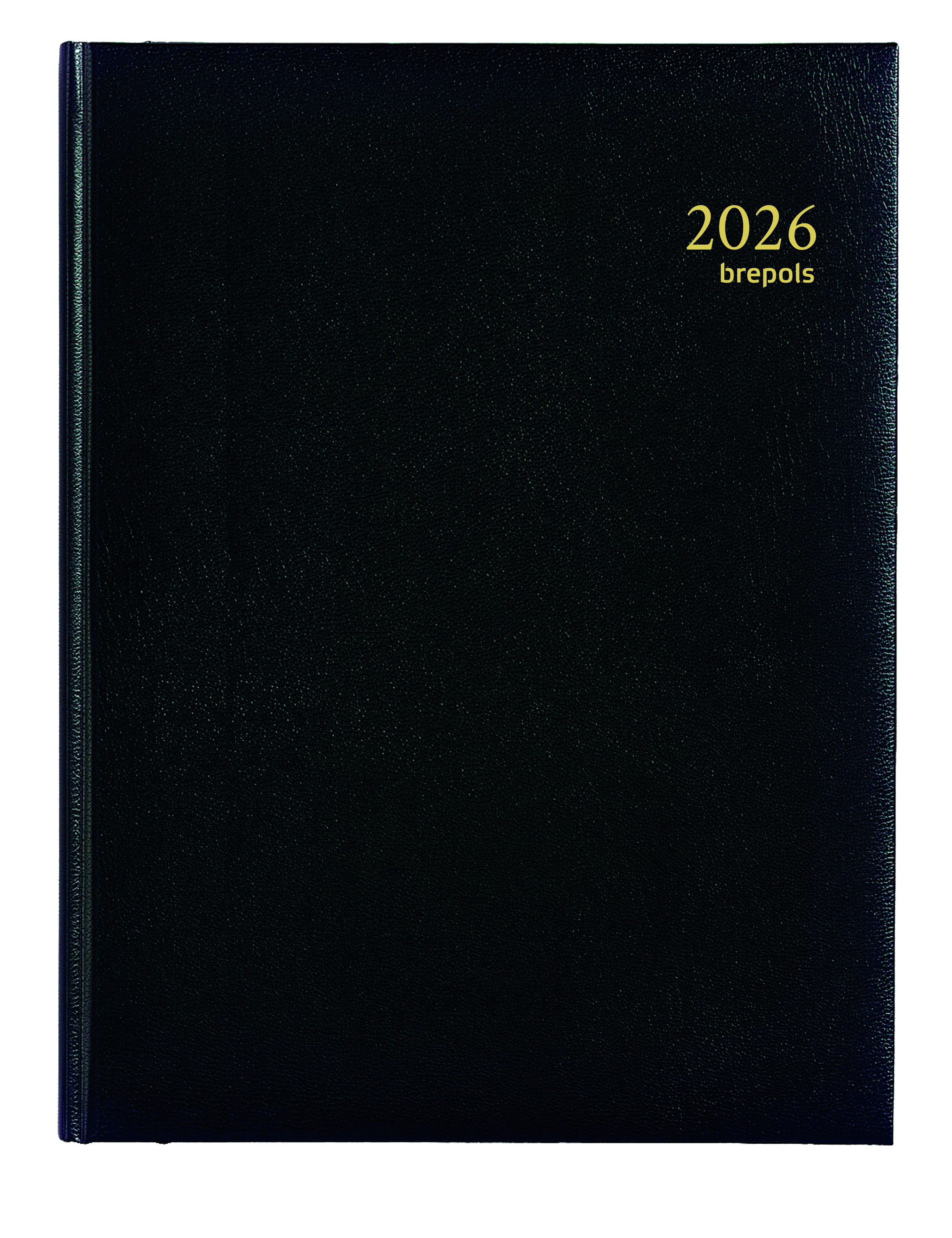Brepols Agenda 2026 Ambassador Lima 1dag/pag Zwart 17x22 cm