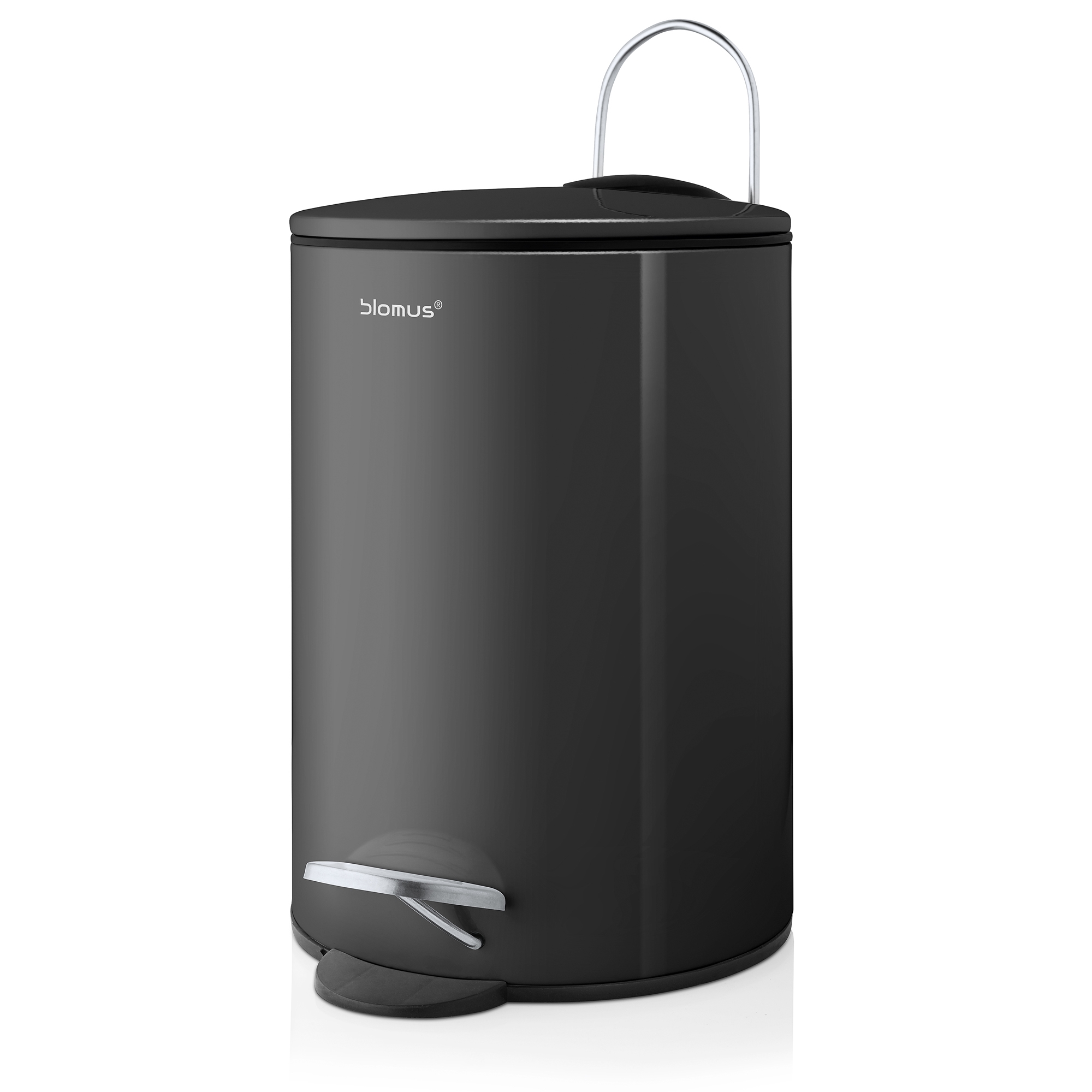 Blomus Pedaalemmer Tubo Antraciet 3l - 17x24.5 cm - Soft Close