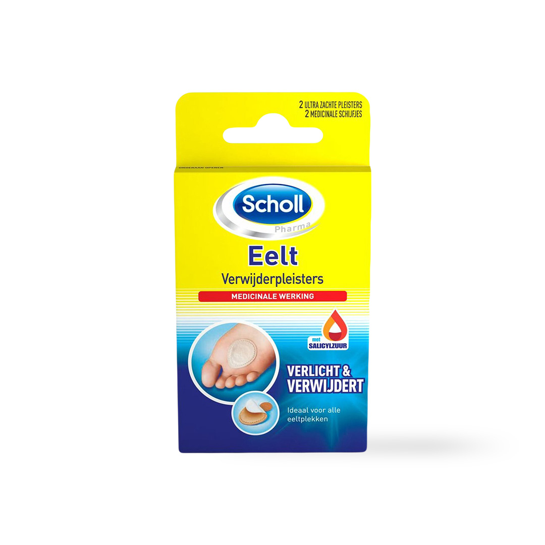 Scholl Eelt Verwijderpleisters 4 stuks