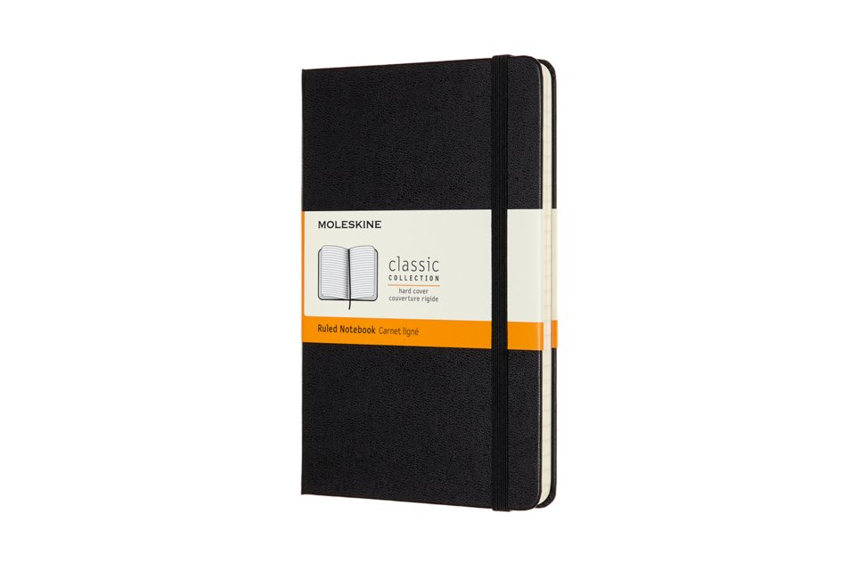 Moleskine Notebook Medium Notes Gelijnd Hard Cover - Zwart