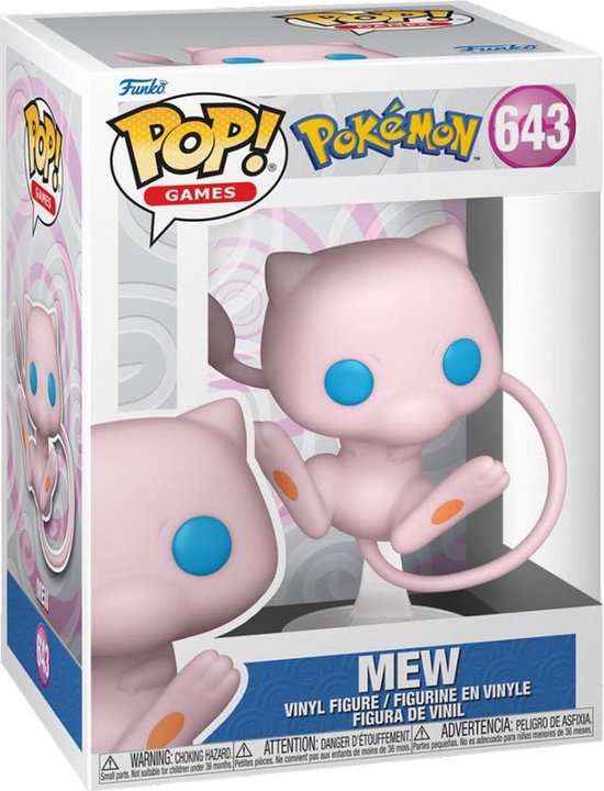 Funko Pop! Games - Pokémon: Mew 643 Funko Pop! Games - Pokémon: Mew 643