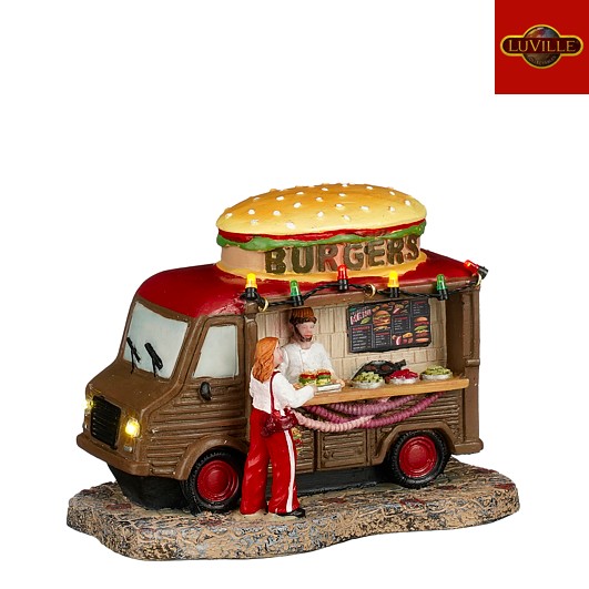Luville Foodtruck Burgers 15.5x9x11.5 cm - op Batterijen (excl.)
