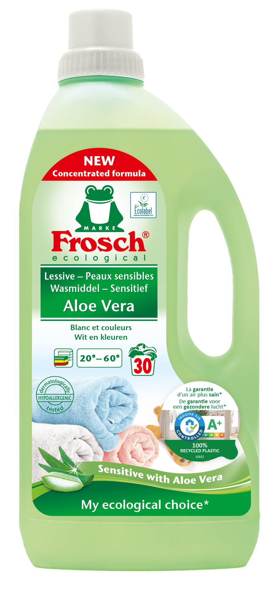 Frosch Wasmiddel Aloe Vera 1,5 l Ecolabel