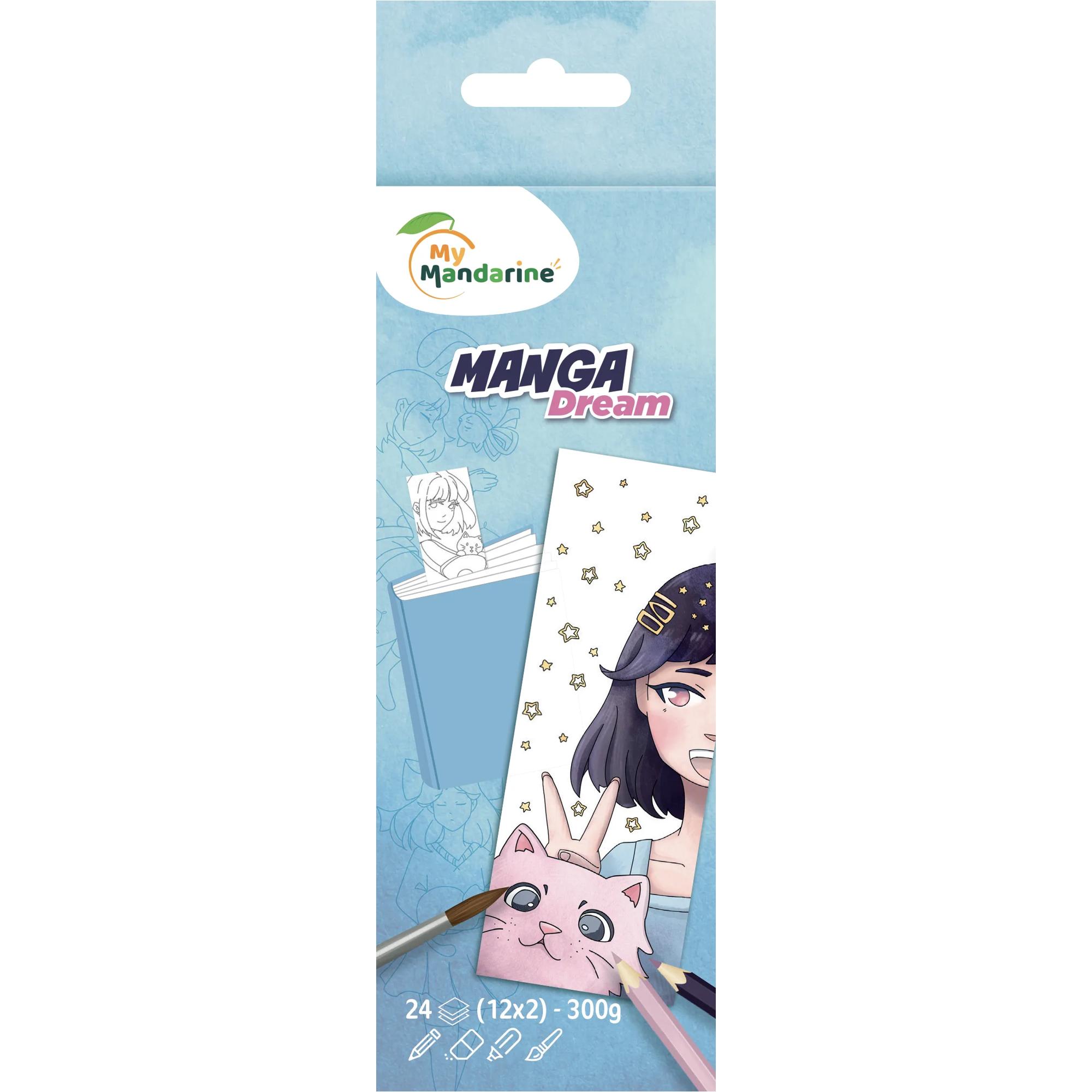 My Mandarine Bladwijzers Manga Dream om in te kleuren