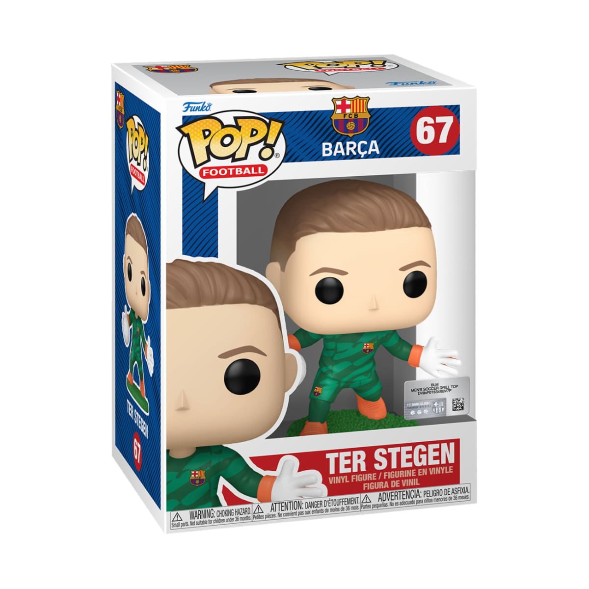 Funko Pop! Football - FC Barcelona: Ter Stegen 67 Funko Pop! Football - FC Barcelona: Ter Stegen 67