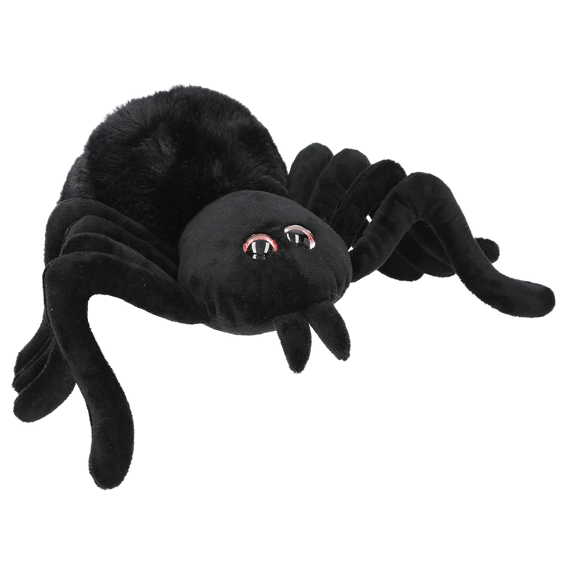 Adventure World Knuffel Spin 20 cm Zwart