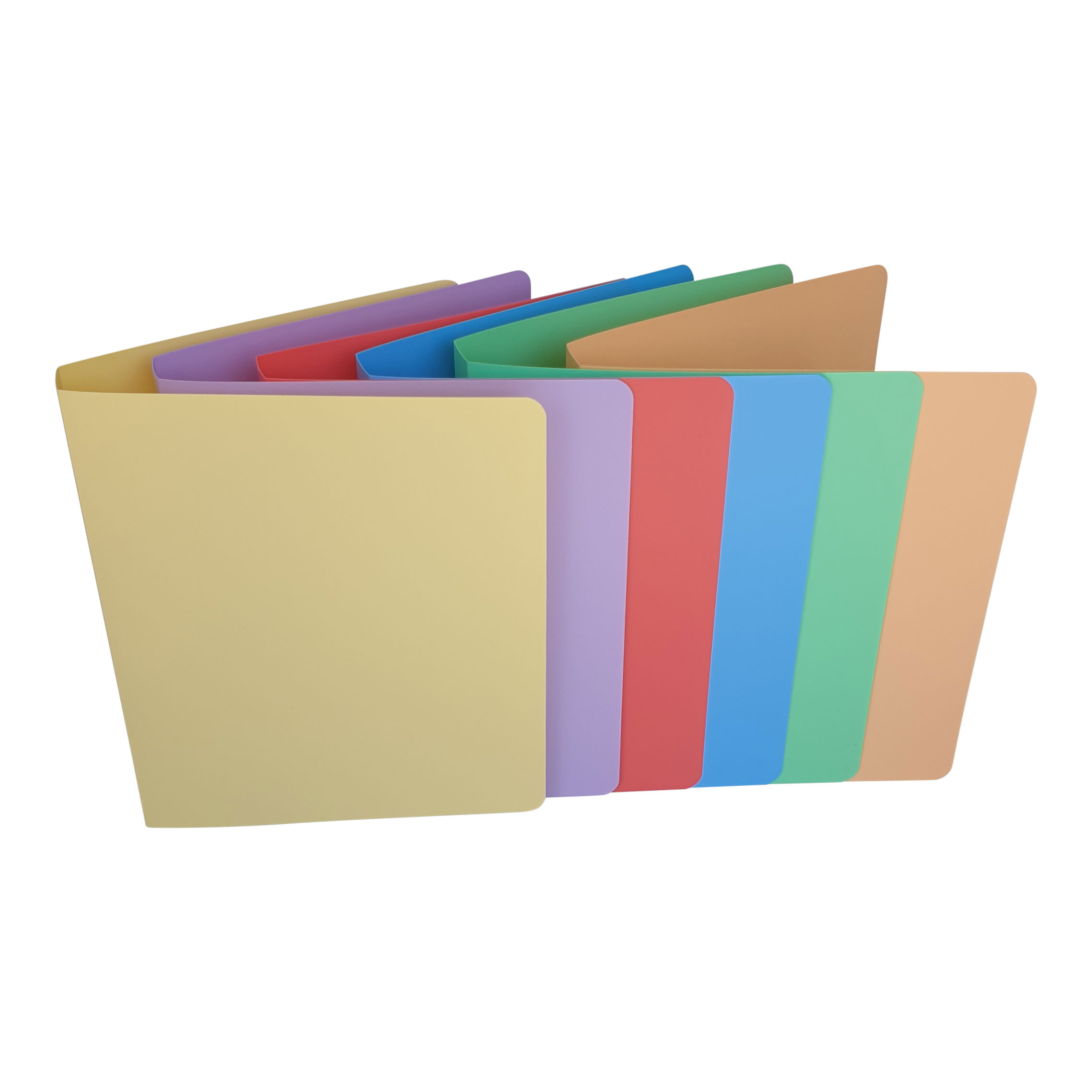 Ringmap A5 PP Pastel assorti Rug 22 mm - prijs per stuk