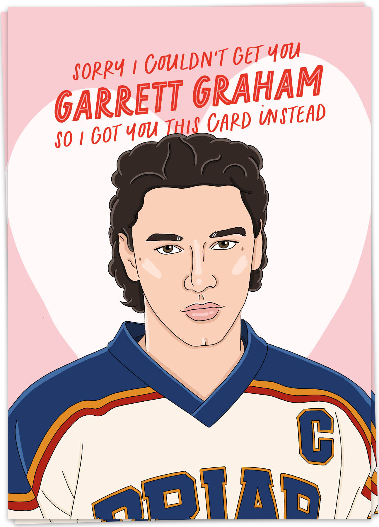 Kaart Blanche Wenskaart Garrett Graham