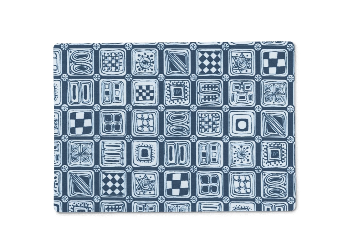 Bjorn Wiinblad Placemat 43x30 cm Blauw