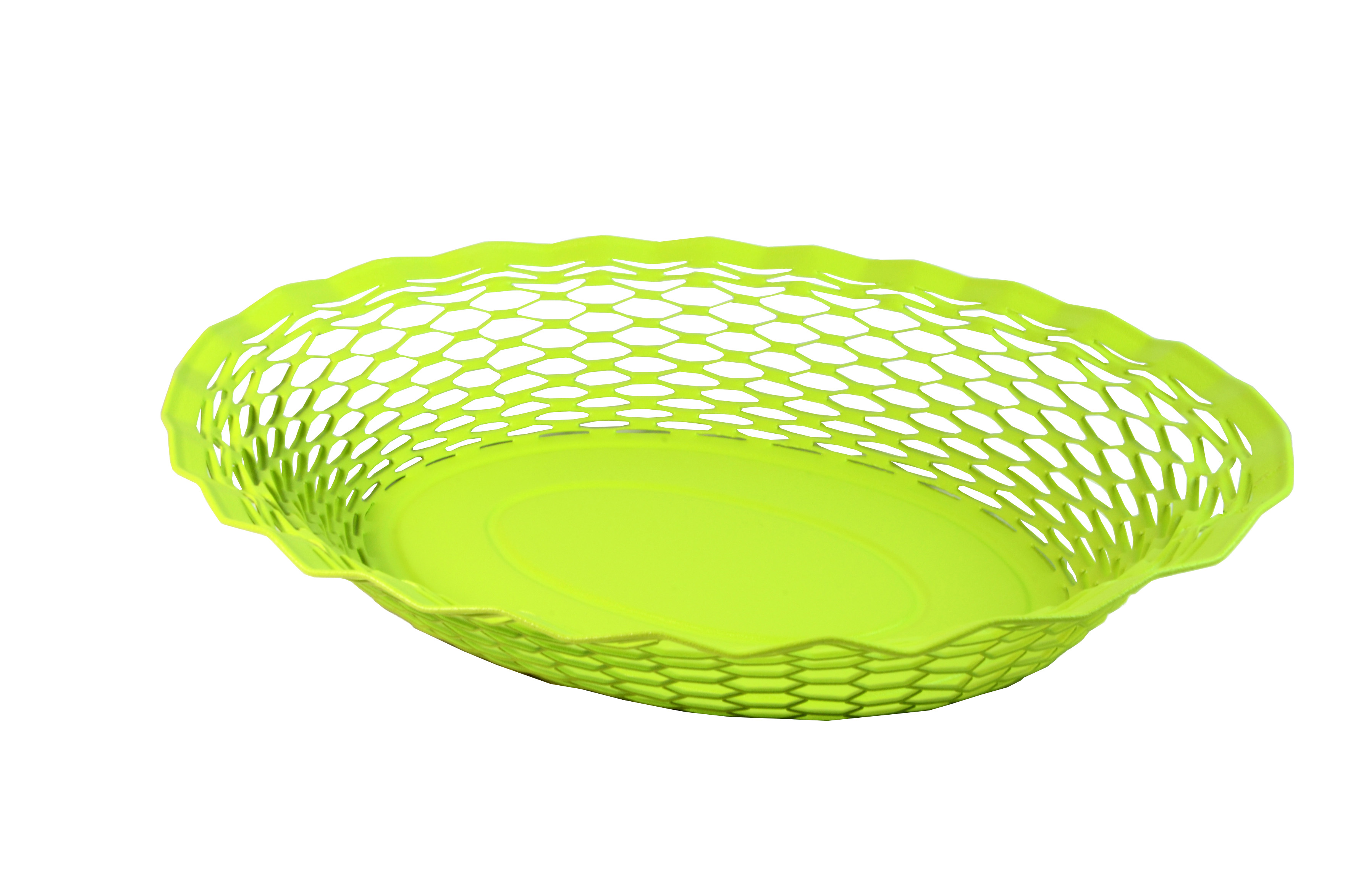 Roger Orfevre Broodmand Vintage Apple Green - 25x18 cm Ovaal - Inox
