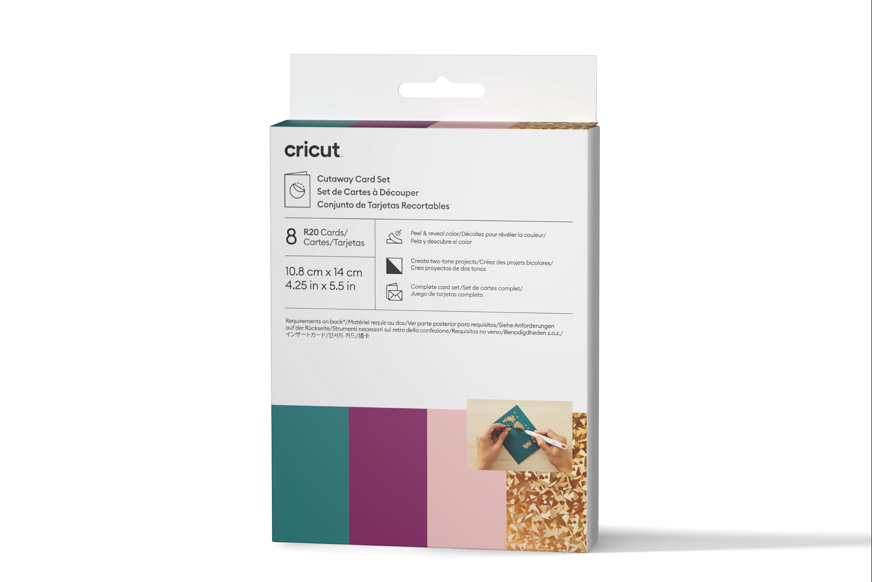 Cricut R20 Uitsnijdkaarten 10,8x14cm - Corsage (8 stuks)