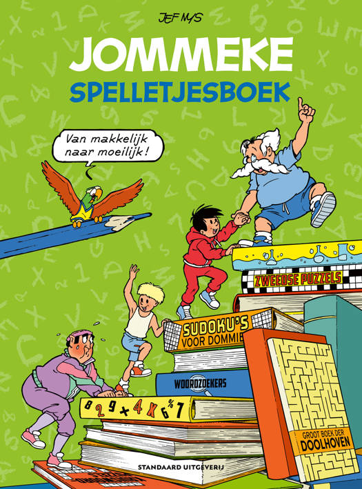 Jommeke Spelletjesboek van Makkelijk naar Moeilijk