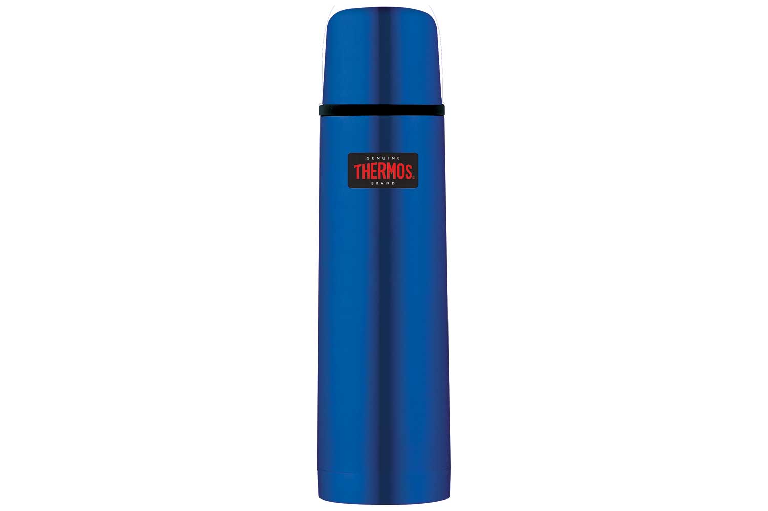 Thermos Isoleerfles Light&Compact 0.75 l metallic Blue - Drinkfles - met RVS Binnenfles