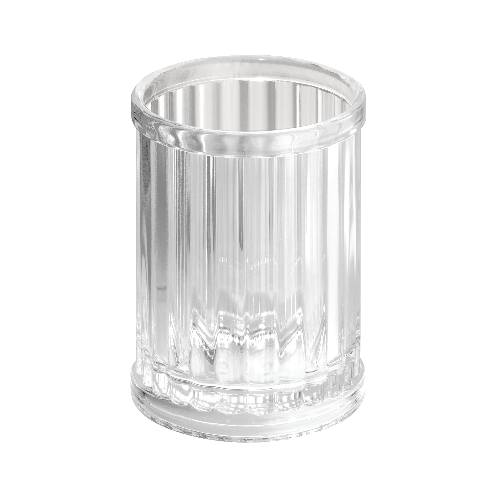 iDesign Beker/Houder Alston Transparant 7x10 cm - voor Badkameraccessoires