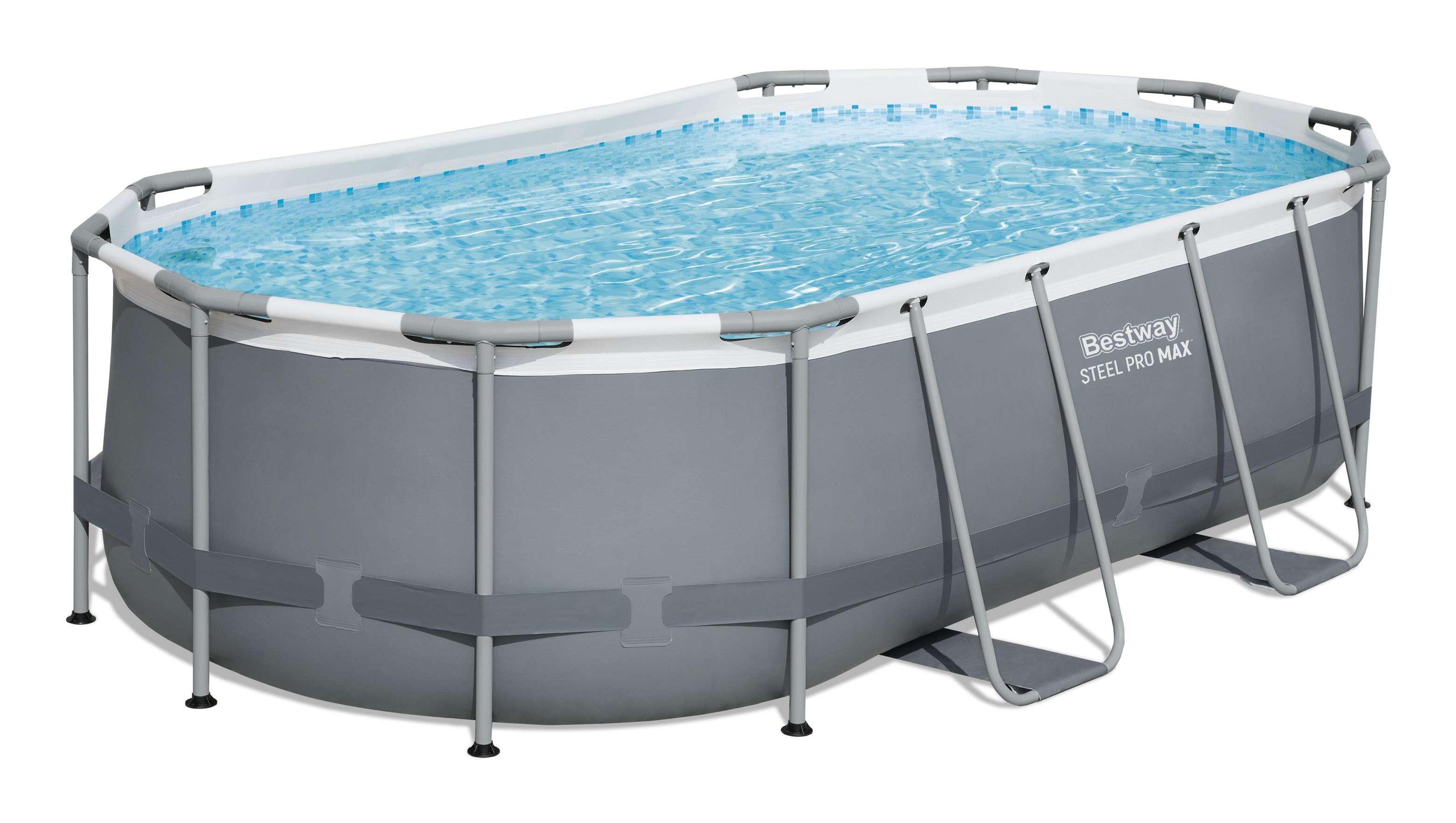 Bestway Steel Pro Max Ovaal Zwembad 427 x 250 x 100 cm + filterpomp
