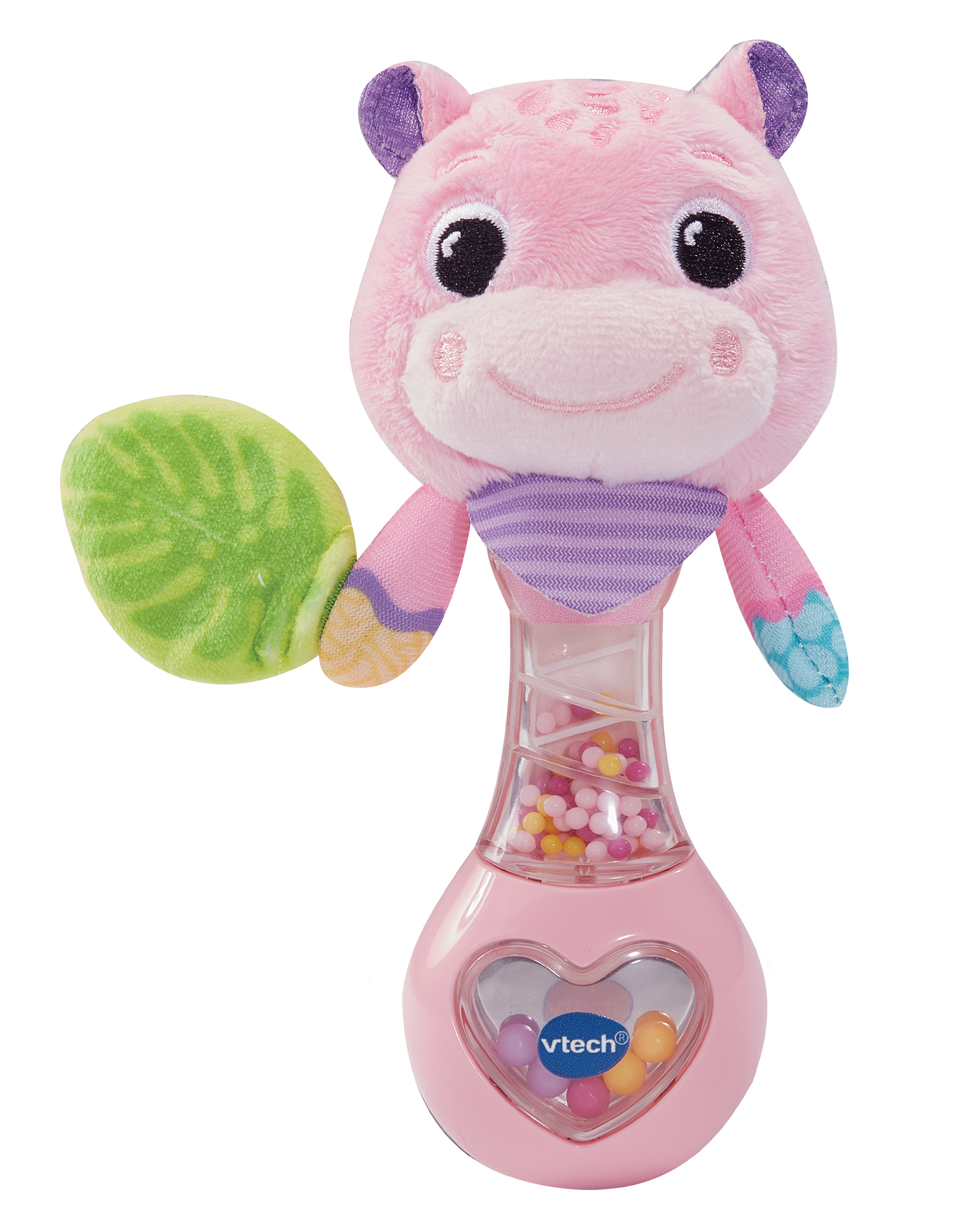 VTech Dierenvriendjes Rammelaar Nijlpaard roze | 3417765773525